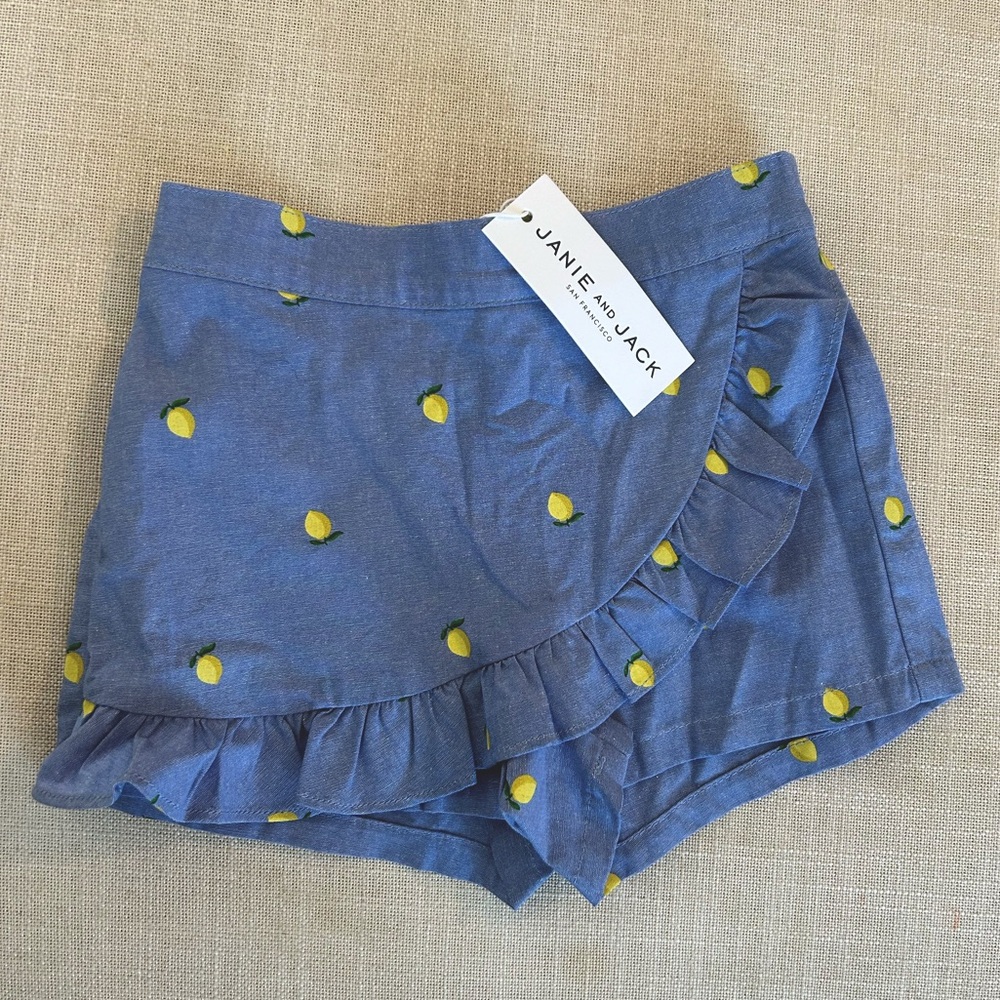 Janie & Jack skort🍋 NWT